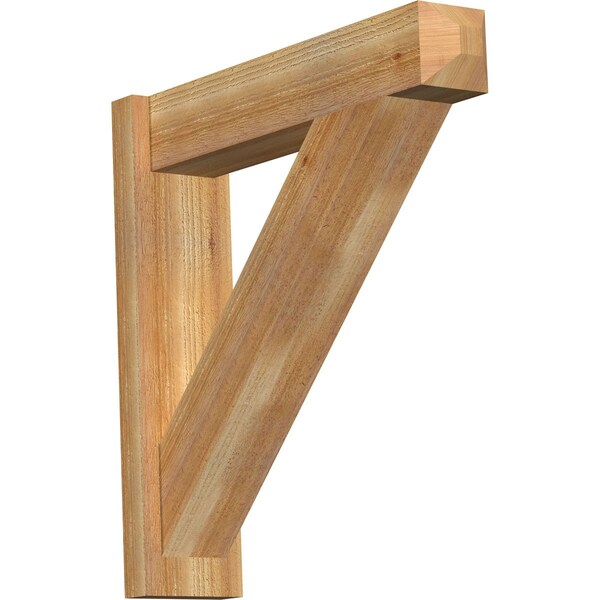 Ekena Millwork Traditional Rough Sawn Craftsman Outlooker, Western Red Cedar, 6"W x 26"D x 26"H OUT06X26X26TRA04RWR - main